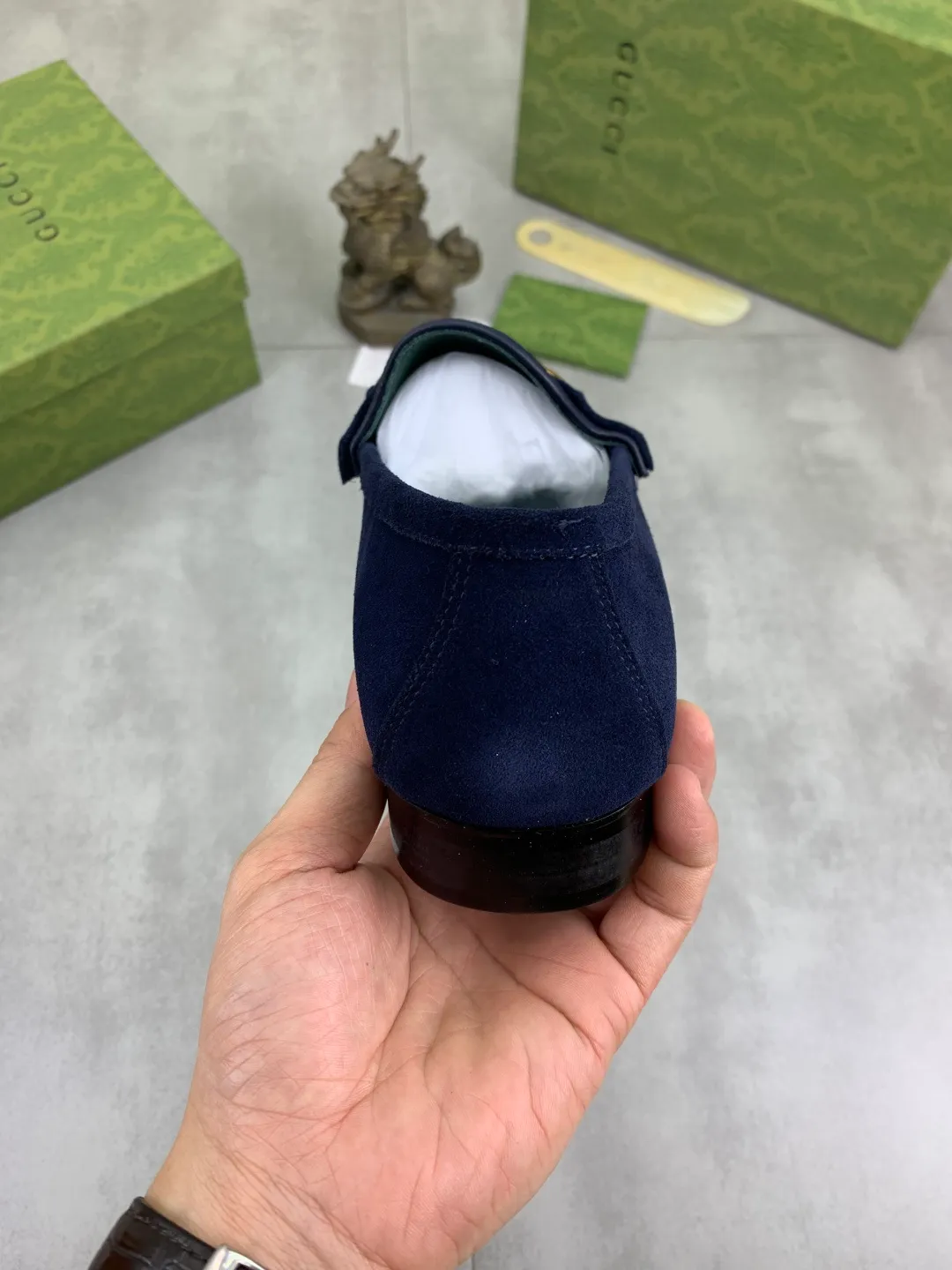 Men's men's shoes 💰P540 [New style] Water dyed cowhide 💰💎💎💎 [Gucci] Gucci high-end men's formal business leather shoes, original order 1:1! Original imported high-end washed calfskin, original metal buckle, imported first-layer cowhide lining for feet, original outsole, men's shoe size: 38-45, multiple colors available